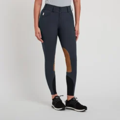 The Tailored Sportsman Mid-Rise Hunter/Jumper Boot Sock Breech -Ovatio Horse Shop 31870 moodybluetan 3