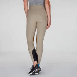 The Tailored Sportsman Mid-Rise Hunter/Jumper Boot Sock Breech -Ovatio Horse Shop 31870 tan 3