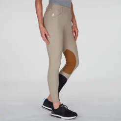 The Tailored Sportsman Mid-rise Side Zip Hunter/Jumper Boot Sock Breech -Ovatio Horse Shop 31871 tan bom 0391