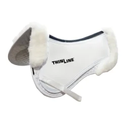 ThinLine Trifecta Half Pad With Sheepskin Rolls -Ovatio Horse Shop 32146 white 1
