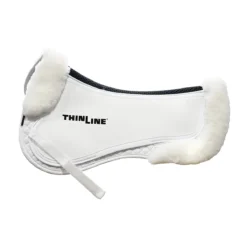 ThinLine Trifecta Half Pad With Sheepskin Rolls -Ovatio Horse Shop 32146 white 2