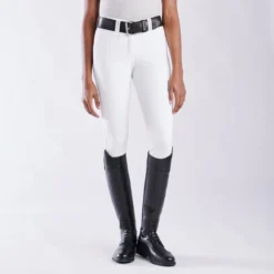 RJ Classics Harper Silicone Knee Patch Breech -Ovatio Horse Shop 32170 white bom 2512