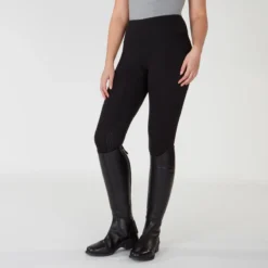 Horseware Ireland Horseware Silicone Riding Tights - Knee Patch -Ovatio Horse Shop 32204 black 4