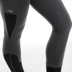 Horseware Ireland Horseware Silicone Riding Tights - Knee Patch -Ovatio Horse Shop 32204 charcoal 3
