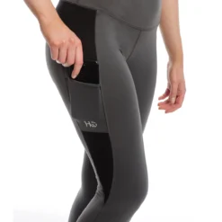 Horseware Ireland Horseware Silicone Riding Tights - Knee Patch -Ovatio Horse Shop 32204 charcoal 4