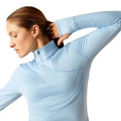 Ariat Gridwork 1/4 Zip Baselayer 11 Ariat Gridwork 1/4 Zip Baselayer -Ovatio Horse Shop 32207 cotedazure 5