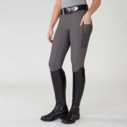 Piper Fusion Breech By SmartPak - Full Seat -Ovatio Horse Shop 32381 charcoal 1