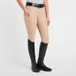 Piper Fusion Breech By SmartPak - Full Seat -Ovatio Horse Shop 32381 tan 1