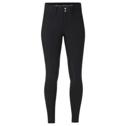 Kerrits 3 Season Tailored Knee Patch Breeches 19 Kerrits 3 Season Tailored Knee Patch Breeches -Ovatio Horse Shop 32415 black front