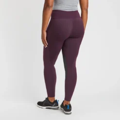 Kerrits Fleece Lite II Tights - Knee Patch - Clearance! -Ovatio Horse Shop 32432 raisinherringbone 3