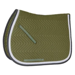 SmartPak Classic Chevron AP Saddle Pad -Ovatio Horse Shop 32449 oakmosswhitecharcoal5912