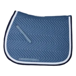 SmartPak Classic Chevron AP Saddle Pad -Ovatio Horse Shop 32449 ridgebluewhitenavy 5862