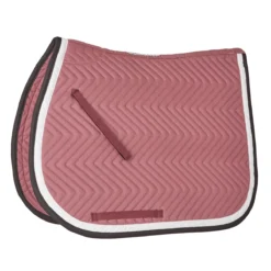 SmartPak Classic Chevron AP Saddle Pad -Ovatio Horse Shop 32449 rosewoodwhiteblack 5889