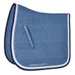 SmartPak Classic Chevron Dressage Saddle Pad -Ovatio Horse Shop 32450 ridgebluewhitenavy 5860
