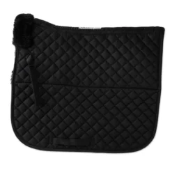 SmartPak Deluxe Sheepskin Dressage Pad -Ovatio Horse Shop 32488 black 1