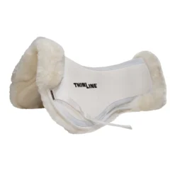 ThinLine Trifecta Full Sheepskin Half Pad -Ovatio Horse Shop 32514 white 1