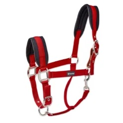 SmartPak Breakaway Halter With COOLMAX&reg; Padding 2.0 -Ovatio Horse Shop 32551 barnred 2