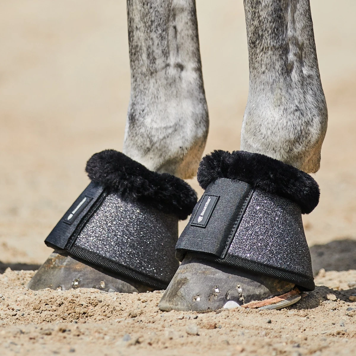 SmartPak Deluxe Fleece Top Bell Boots 3 SmartPak Deluxe Fleece Top Bell Boots - Image 3