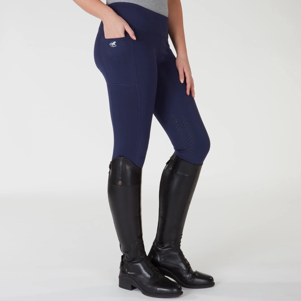 Piper Mid-Weight Tights By SmartPak - Knee Patch 9 Piper Mid-Weight Tights By SmartPak - Knee Patch - Image 9