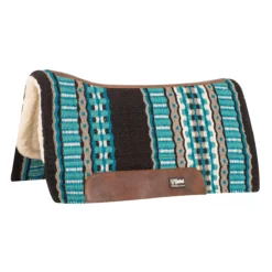 Cashel Blanket Top Performance Felt Pad -Ovatio Horse Shop 32918 black turquoise 1