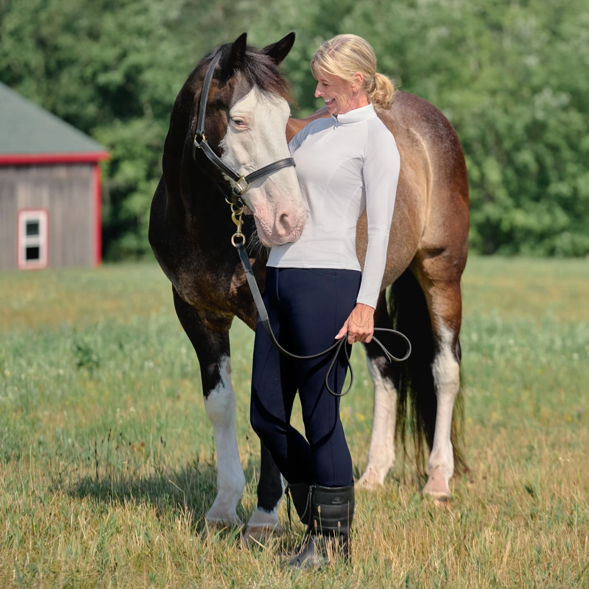 Piper Knit Mid-Rise Breeches By SmartPak - Full Seat 5 Piper Knit Mid-Rise Breeches By SmartPak - Full Seat - Image 5