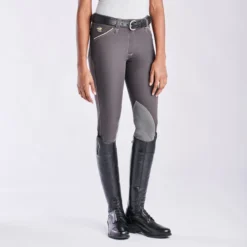 Piper Evolution Breeches By SmartPak - Knee Patch - Clearance! -Ovatio Horse Shop 33063 dark chocolate tan bom1376 2
