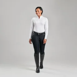 Piper Evolution Breeches By SmartPak - Full Seat -Ovatio Horse Shop 33064 blackwwhite 29332 white 10523