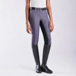 Piper Evolution Breeches By SmartPak - Full Seat - Clearance! -Ovatio Horse Shop 33064 charcoal light grey bom 1894 2