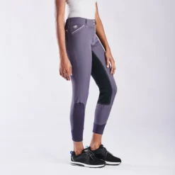 Piper Evolution Breeches By SmartPak - Full Seat - Clearance! -Ovatio Horse Shop 33064 charcoal light grey bom 1901