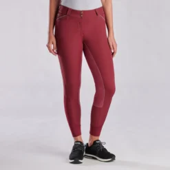 Piper Evolution Breeches By SmartPak - Full Seat -Ovatio Horse Shop 33064 merlot charcoal 7700
