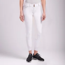 Piper Evolution Breeches By SmartPak - Full Seat -Ovatio Horse Shop 33064 white light grey 0492