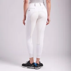 Piper Evolution Breeches By SmartPak - Full Seat -Ovatio Horse Shop 33064 white light grey 0529