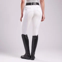 Piper Evolution Breeches By SmartPak - Full Seat -Ovatio Horse Shop 33064 white light grey 0579