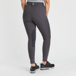 Hadley Mid-Rise Side Zip Breeches By SmartPak - Knee Patch -Ovatio Horse Shop 33065 shadow 11989