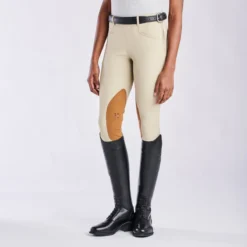 Hadley Mid-Rise Side Zip Breeches By SmartPak - Knee Patch -Ovatio Horse Shop 33065 tantan bom 1344