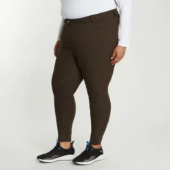 Hadley High-Rise Breeches By SmartPak - Knee Patch -Ovatio Horse Shop 33067 darkroast 1768