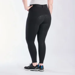 Piper Knit High-Rise Breeches By SmartPak - Full Seat -Ovatio Horse Shop 33073 black 3416