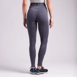 Piper Knit High-Rise Breeches By SmartPak - Full Seat -Ovatio Horse Shop 33073 charcoal 0735
