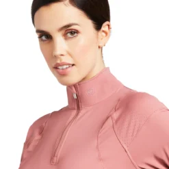 Ariat Auburn 1/4 Zip Sun Shirt -Ovatio Horse Shop 33105 antiquerubia 3