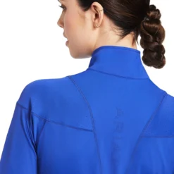 Ariat Auburn 1/4 Zip Sun Shirt -Ovatio Horse Shop 33105 mazarineblue 3