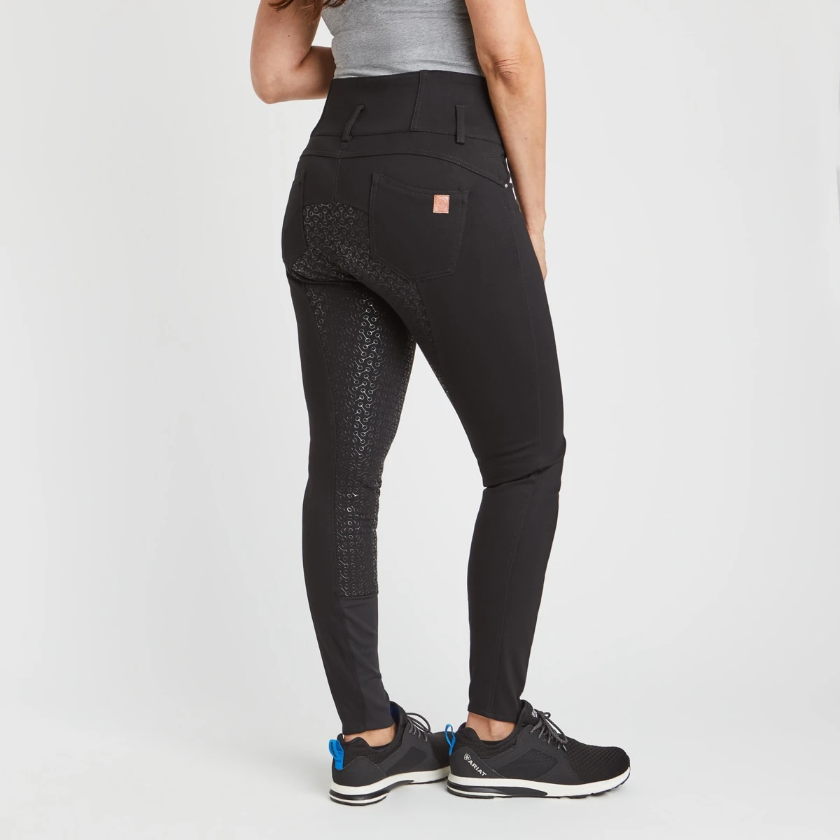 Horze Tara High Waist Silicone Full Seat Breeches 2 Horze Tara High Waist Silicone Full Seat Breeches - Image 2