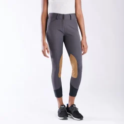 RJ Classics Anna Mid-rise Knee Patch Breech 11 RJ Classics Anna Mid-rise Knee Patch Breech -Ovatio Horse Shop 33197 graphite bom 2347