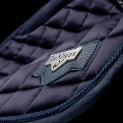 LeMieux Loire Classic Dressage Square Saddle Pad -Ovatio Horse Shop 33262 navy dt 1