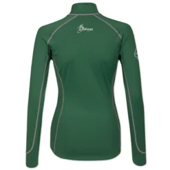 LeMieux Long Sleeve 1/4 Zip Base Layer -Ovatio Horse Shop 33275 huntergreen back