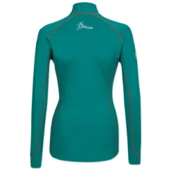 LeMieux Long Sleeve 1/4 Zip Base Layer -Ovatio Horse Shop 33275 peacock back