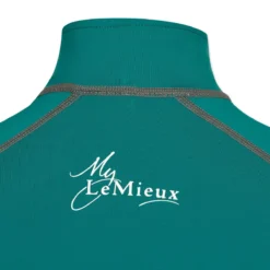 LeMieux Long Sleeve 1/4 Zip Base Layer -Ovatio Horse Shop 33275 peacock back dt