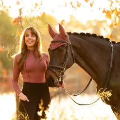 LeMieux Long Sleeve Base Layer Sun Shirt -Ovatio Horse Shop 33305 orchid 2