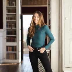 LeMieux Long Sleeve Base Layer Sun Shirt -Ovatio Horse Shop 33305 spruce 1