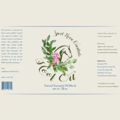 Sport Horse Essentials Hoof Oil -Ovatio Horse Shop 33342 label