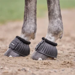 SmartPak Classic Fleece Top Bell Boots -Ovatio Horse Shop 33393 black 1629